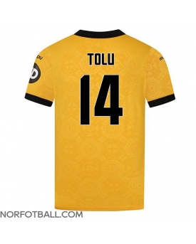 Billige Fotballdrakt Wolves Tolu Arokodare #14 Replika Hjemmedrakt 2025-26 Kortermet